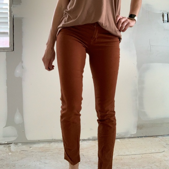 J Brand Fall Brown S27 pants skinny - Picture 3 of 10